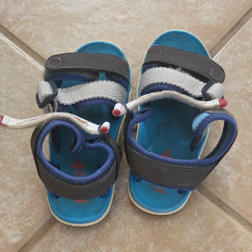 PLAE Navy and Light Gray Kids Sandals